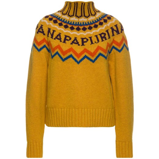 Sweter damski Napapijri żółty 