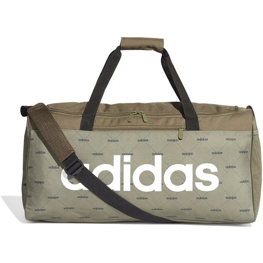 Zielona torba podróżna Adidas 