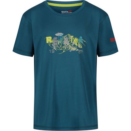 T-shirt dziecięcy Regatta RKT096 Alvarado IV Niebieski kolor  Regatta 9_10 lat okazja Outdoorkurtki 