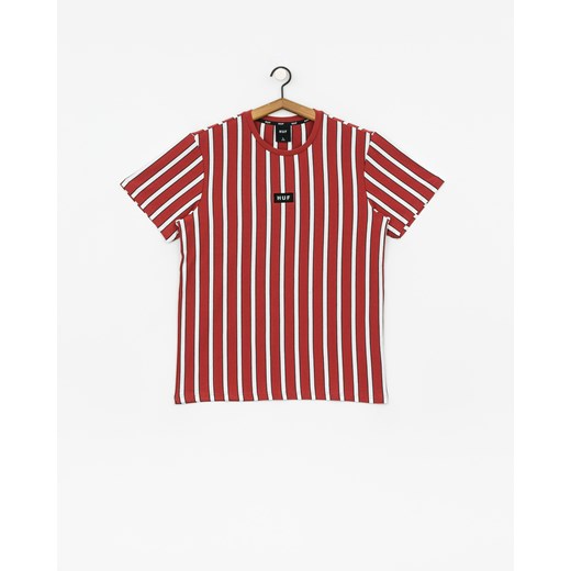 T-shirt HUF Dexter Stripe (rose wood red)  Huf M Roots On The Roof