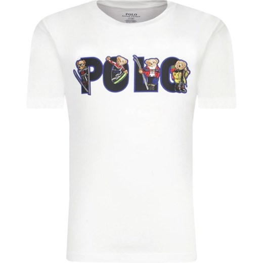 T-shirt chłopięce Polo Ralph Lauren z nadrukami na lato z krótkimi rękawami 