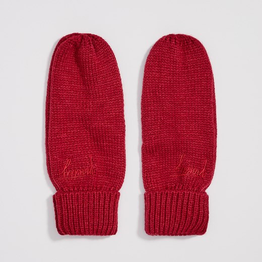 Rękawiczki Sinsay czerwone 