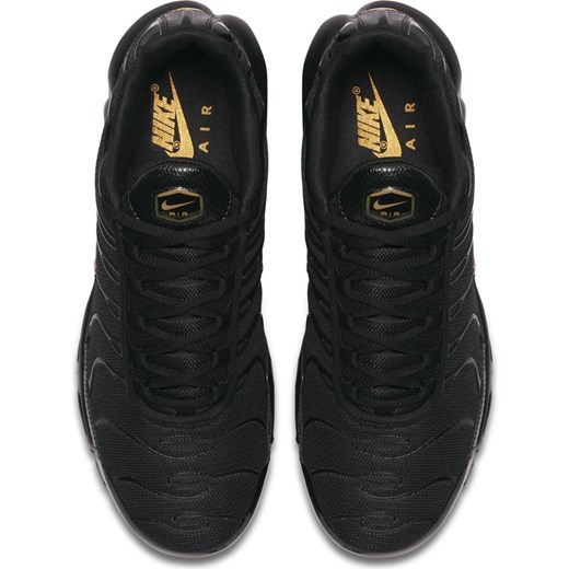 Buty sportowe męskie Nike czarne ze skóry 