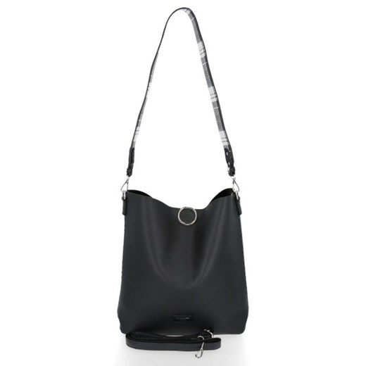 Uniwersalne Torebki Damskie z Listonoszką Zestaw 2w1 firmy David Jones Czarna David Jones PaniTorbalska