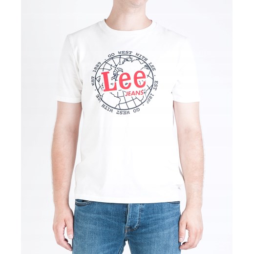 T-shirt męski Lee z napisami 