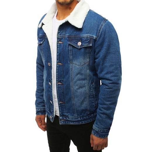 Kurtka męska jeansowa niebieska (tx2833) Dstreet  XL 