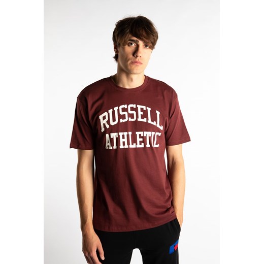Koszulka Russell Athletic S/S CREWNECK TEE SHIRT A90842-446 TAWNY PORT TAWNY PORT  Russell Athletic XL wyprzedaż eastend 