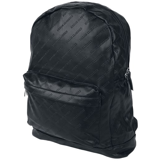 Urban Classics - Imitation Leather Backpack - Plecak - czarny