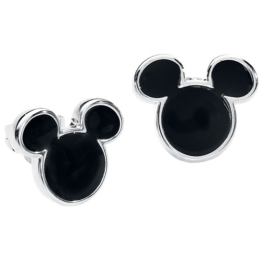 Myszka Miki i Minnie - Disney by Couture Kingdom - Mickey - Komplet kolczyków - srebrny