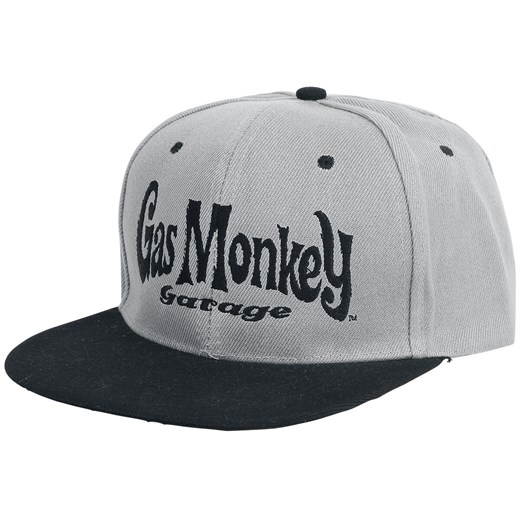Gas Monkey Garage - Logo - Czapka - szary czarny