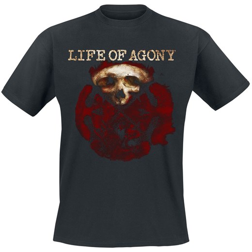 T-shirt męski Life Of Agony z krótkimi rękawami 