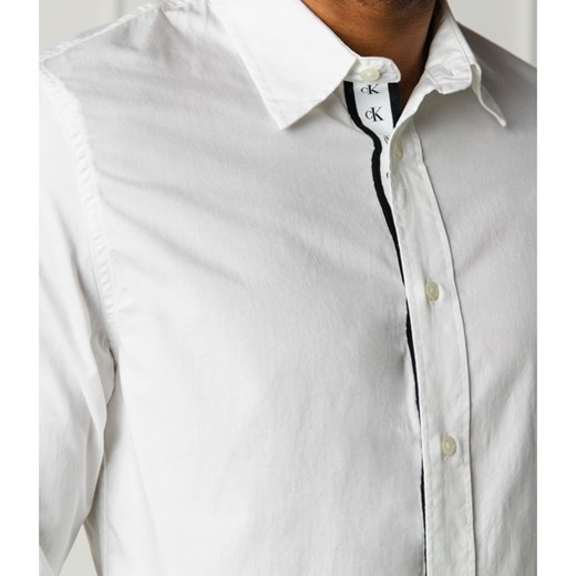Koszula męska Calvin Klein bez zapięcia z klasycznym kołnierzykiem 