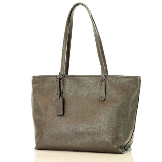 Shopper bag Merg na ramię duża elegancka bez dodatków 