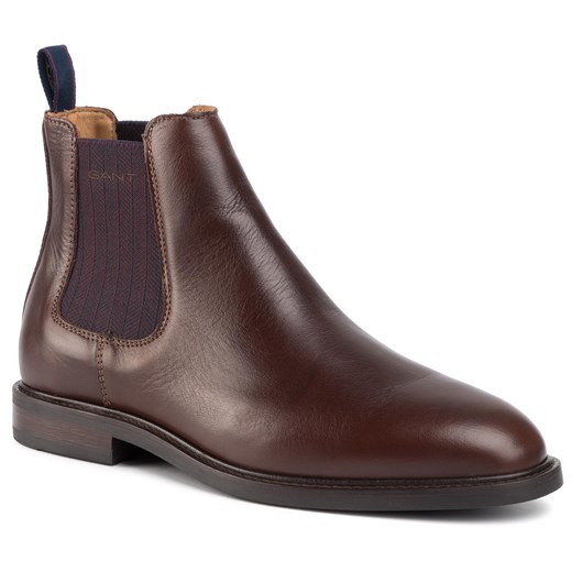 Buty zimowe męskie brązowe Gant