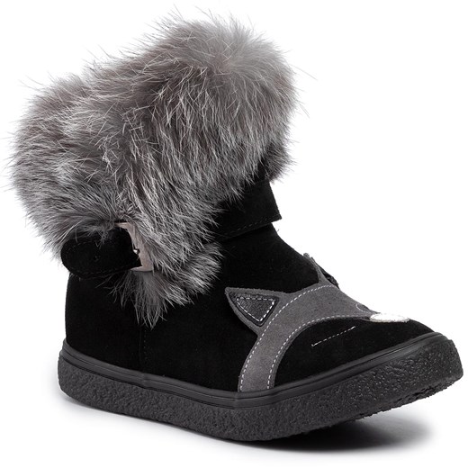 Buty zimowe dziecięce czarne Zarro kozaki na zamek 