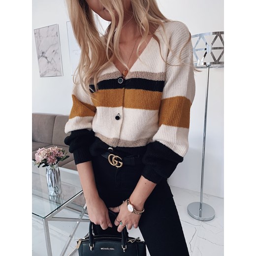 Sweter damski Cinamoon z dekoltem w serek
