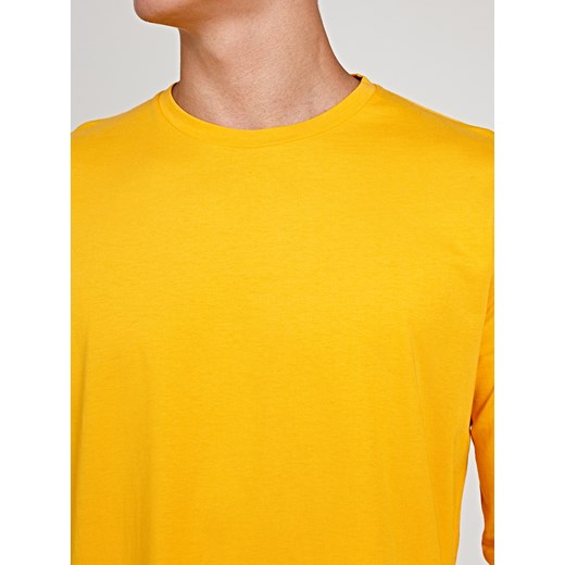 T-shirt męski Gate żółty 