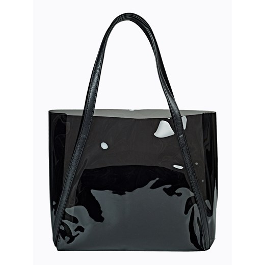 Shopper bag czarna Gate mieszcząca a5 elegancka bez dodatków matowa 