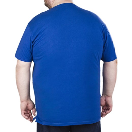 T-shirt męski niebieski Kitaro z krótkim rękawem 