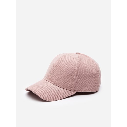 House - Sztruksowa czapka z daszkiem - Różowy