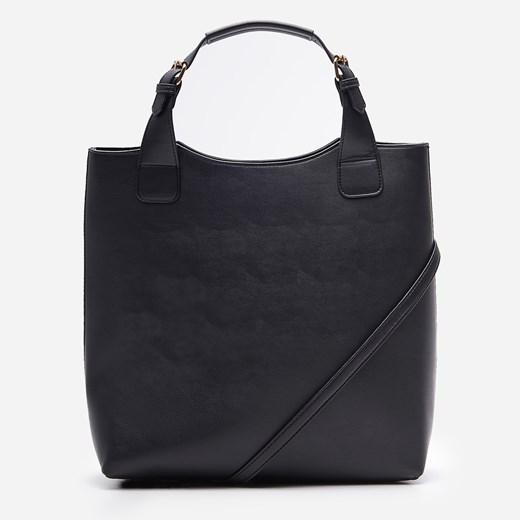 Shopper bag House elegancka na ramię bez dodatków matowa 