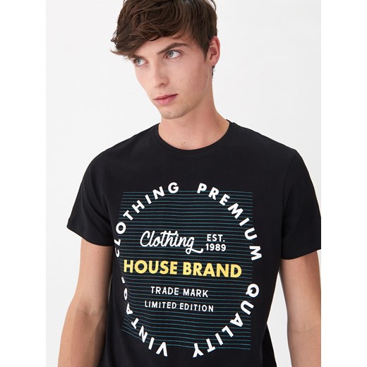 T-shirt męski House z krótkimi rękawami 