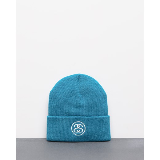 Czapka zimowa Stussy Link Cuff (teal) Stussy   Roots On The Roof