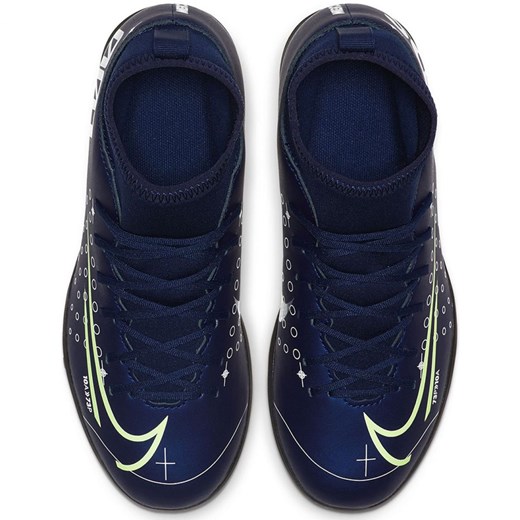 Niebieskie buty sportowe dziecięce Nike na jesień skórzane 