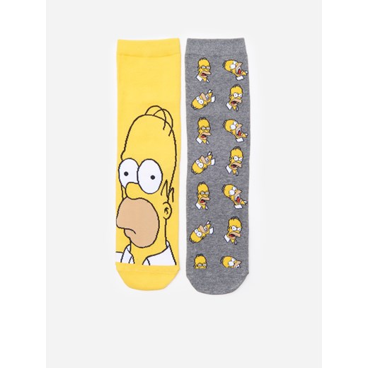 House - 2 pack skarpet The Simpsons - Wielobarwny  House 39-42 