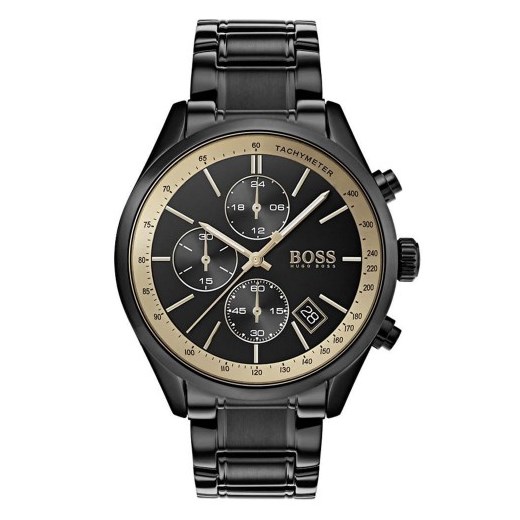 Hugo Boss zegarek czarny analogowy 