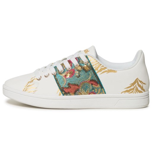 Desigual tenisówki damskie Shoes Cosmic Exotic Tro 37 białe # Teraz raty 10x0% - tylko do 2019-12-14!