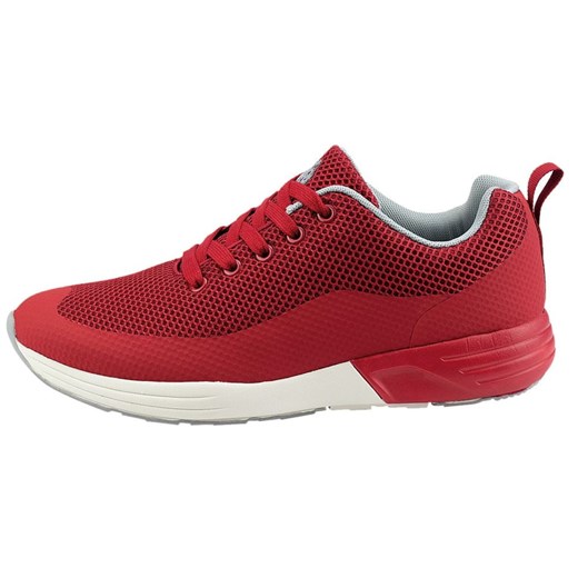 Buty sportowe męskie U.S Polo Assn. młodzieżowe czerwone wiązane z tkaniny 