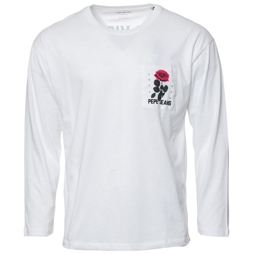 Pepe Jeans T-shirt męski Kent, M, biały Darmowa dostawa na zakupy powyżej 289 zł! Tylko do 09.01.2020!