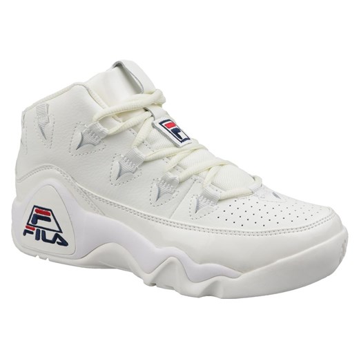 Buty sportowe damskie białe Fila sneakersy w stylu młodzieżowym skórzane 