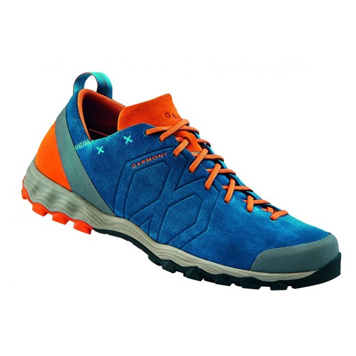 Buty trekkingowe męskie Garmont sznurowane sportowe niebieskie 