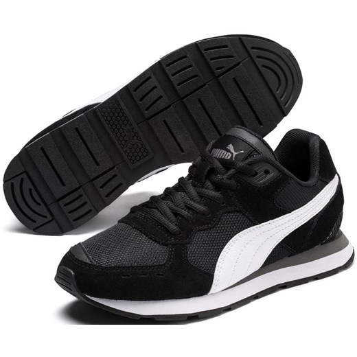 Buty sportowe dziecięce czarne Puma gładkie 