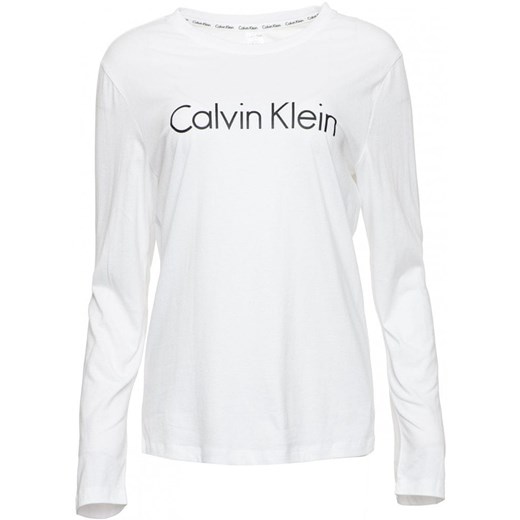 Calvin Klein koszulka damska L/S Crew Neck QS6164E S biały Darmowa dostawa na zakupy powyżej 289 zł! Tylko do 09.01.2020!