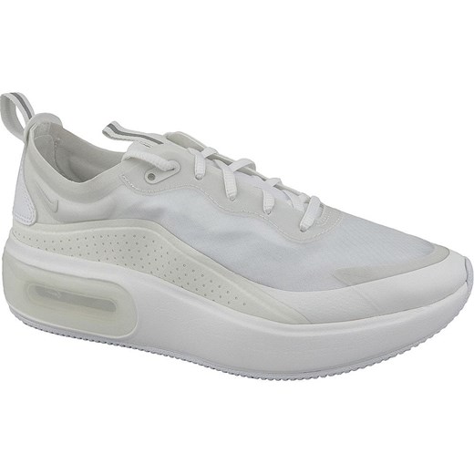 Buty sportowe damskie Nike do biegania młodzieżowe gładkie białe płaskie 