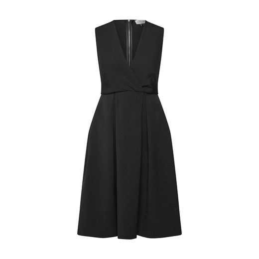Sukienka Closet London czarna kopertowa bez rękawów 