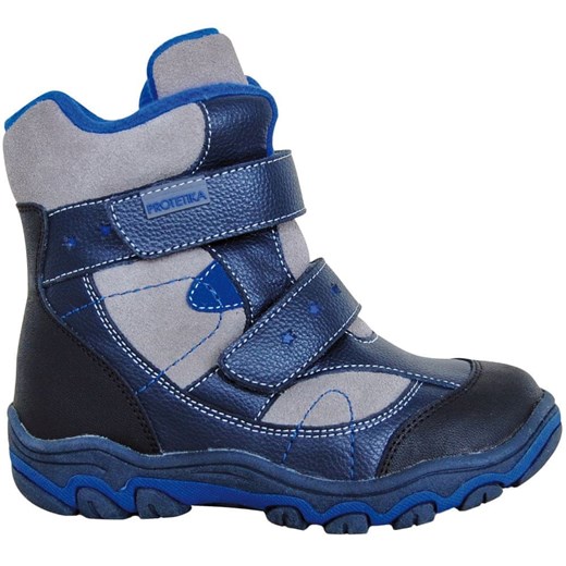 Protetika buty zimowe chłopięce Storm 27 szare/niebieskie Raty 10x0% do 16.10.2019
