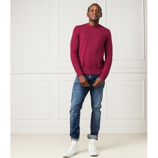 Sweter męski Calvin Klein gładki 