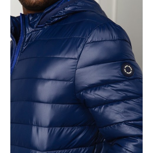 Niebieska kurtka męska Pepe Jeans bez wzorów 