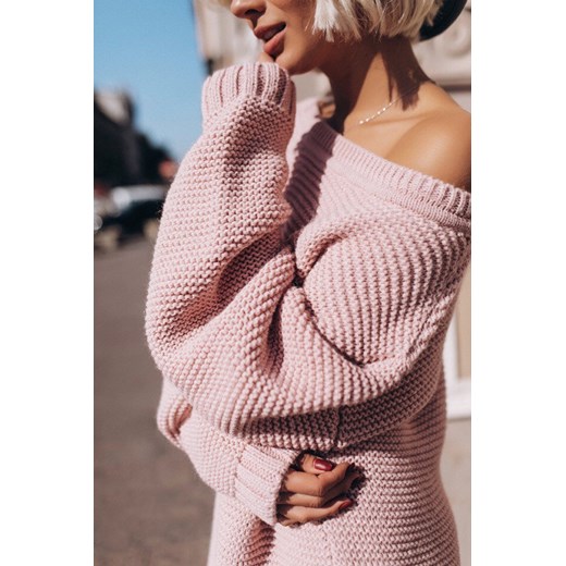 Sweter damski IVET casual bez wzorów 