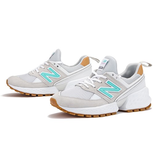 Buty sportowe damskie New Balance do biegania new 575 płaskie gładkie zamszowe wiązane 