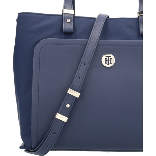 Shopper bag Tommy Hilfiger matowa do ręki duża bez dodatków 