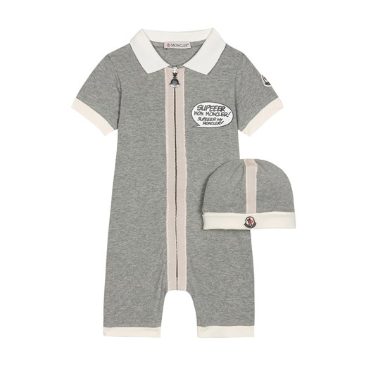 Odzież dla niemowląt Moncler z bawełny dziewczęca 
