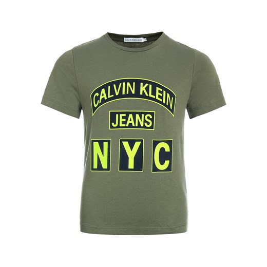 T-shirt chłopięce Calvin Klein z napisem 