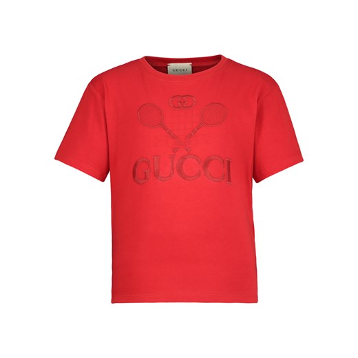 T-shirt chłopięce Gucci z nadrukami z krótkim rękawem 