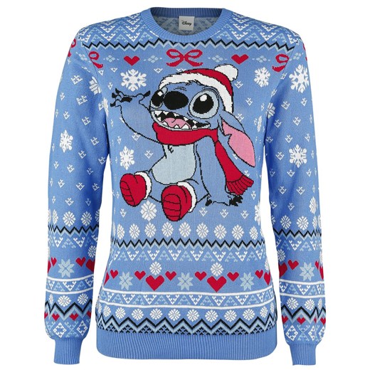 Lilo &amp; Stitch - Mele Kalikimaka - Christmas jumper - niebieski