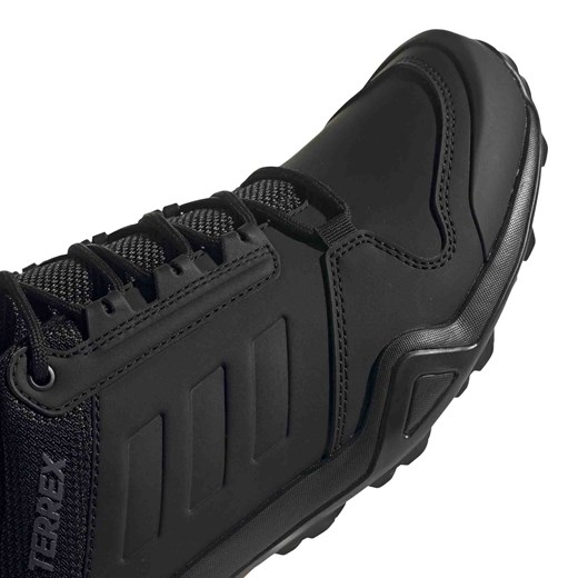 Buty trekkingowe męskie czarne Adidas skórzane sportowe 